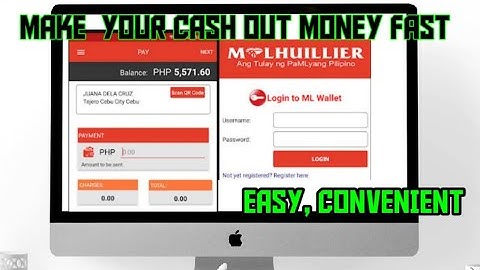 HOW TO CASH OUT IN ML WALLET APP.