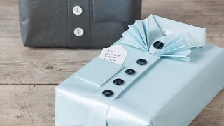 DIY : Gift wrapping idea by Søstrene Grene