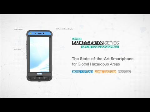 ecom Smart-Ex® 02 Smartphone for DZ1 / DZ2 & the eDS Portal | ATEX IECEx CEC/NEC certified [Update]