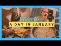 A Day in January | Daily Vlog | Cooking, Cleaning, AM &amp; PM Skincare, &amp; Iced Coffee | Chatty GRWM