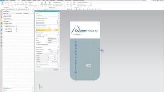 Nx De Parça Üzerine Dikey Yazı Yazma