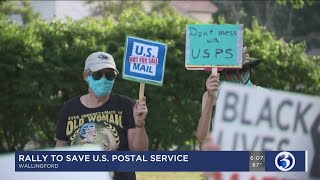 VIDEO: Rally held to save USPS