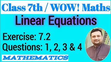 WOW Maths Class 7 Solutions Ex 7.2 Q 1 | WOW Maths Class 7 Chapter 7 Ex 7.2 Q 2 | Maths Ki Ghanti