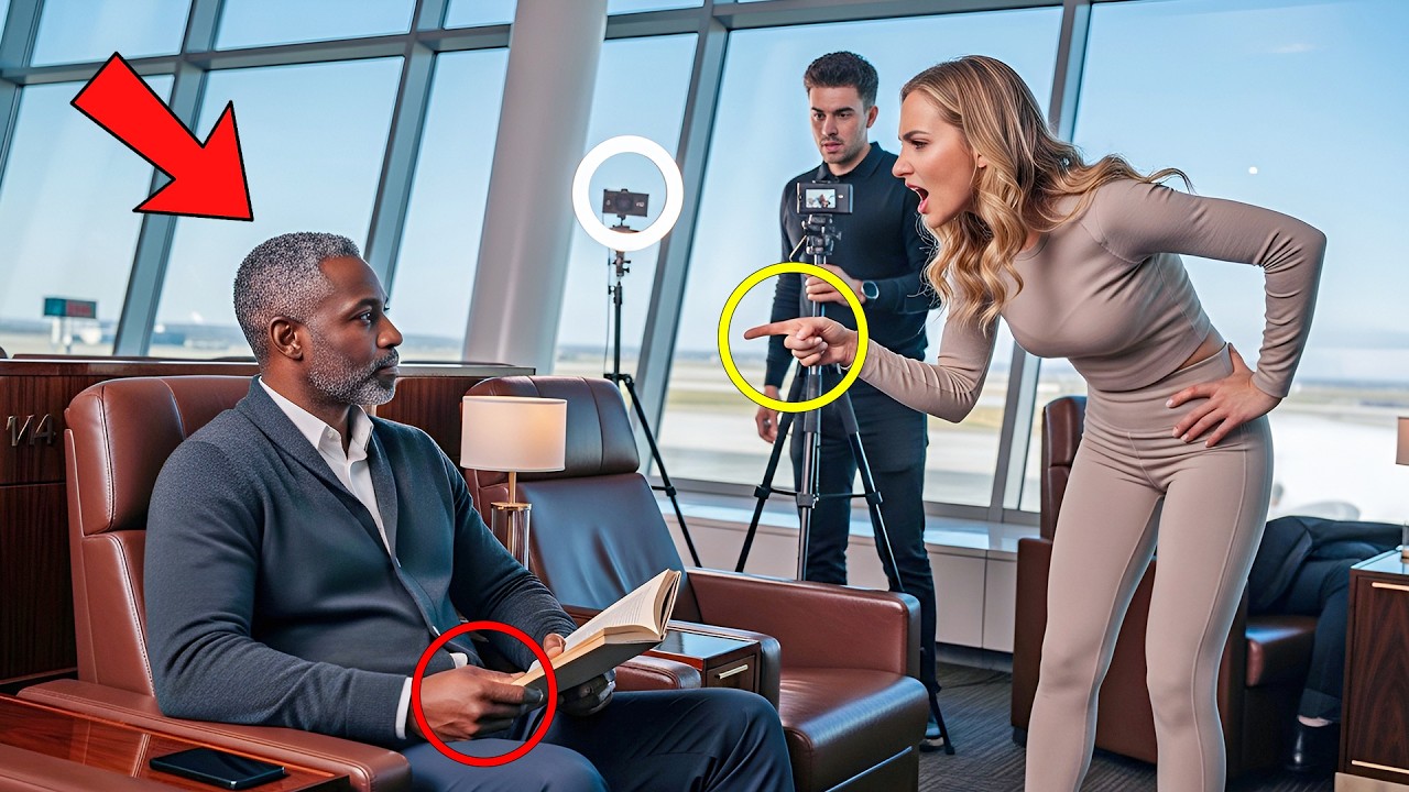 Белая блогерша потребовала, чтобы чернокожий мужчина покинул VIP-зал, не зная, что он является вл...