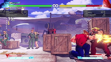 SFV Guile combo 43 hit 634 damage 710 stun High Damage corner(Sakonoko version)CA finish