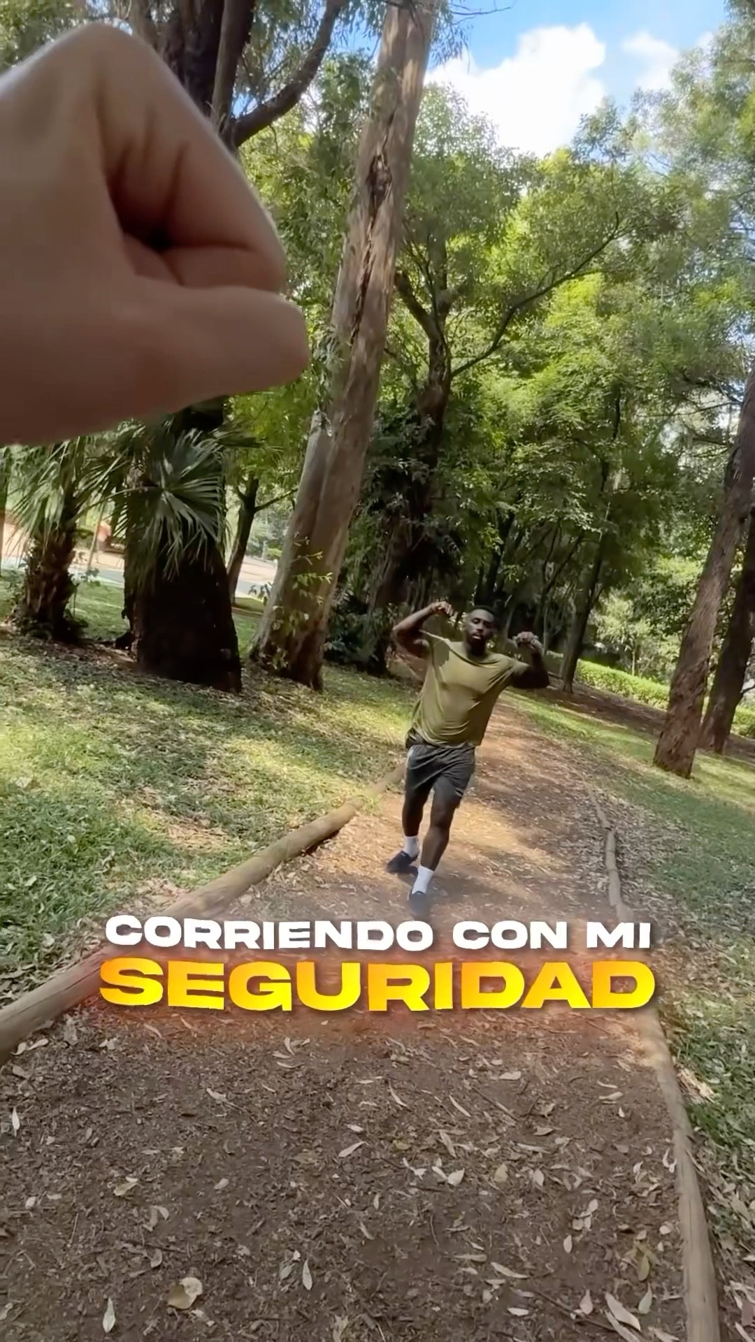 Corriendo con mi seguridad Gustavo en Brasil ???
