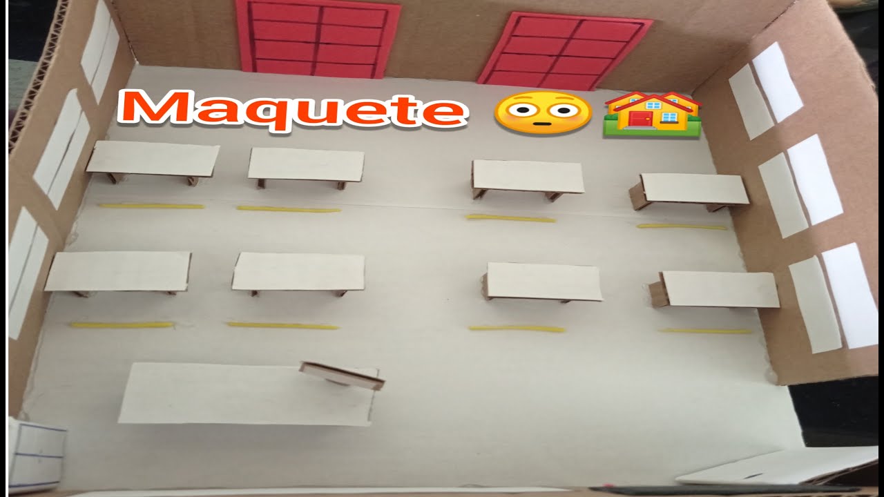 2° ano A, Maquete da sala de aula