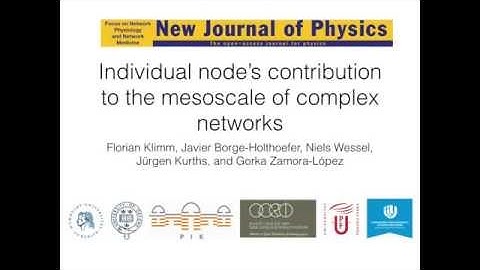 Individual nodeʼs contribution to the mesoscale of complex networks