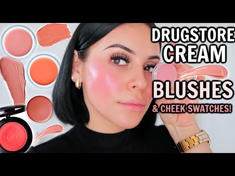 DRUGSTORE CREAM BLUSHES THAT BEAT HIGH END 🤩 (with cheek swatches