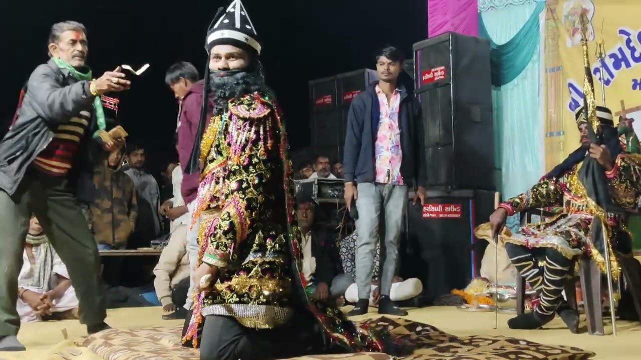 બાદશાહ ની જોરદાર એન્ટ્રી  // ગંજપુરા રામામંડળ //  Ganjpura Ramamandal // Ramadhani 007