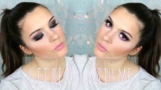 Get Ready With Me- Funky Color Pop Smokey Eyes