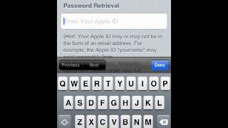 How to retrieve your password from apple id