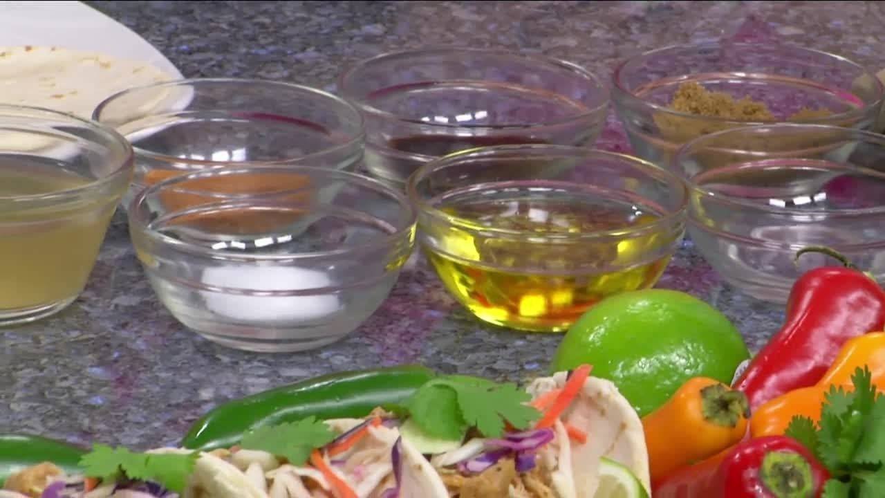 Daytime Kitchen:  Jerk Chicken Street Tacos Ingredients