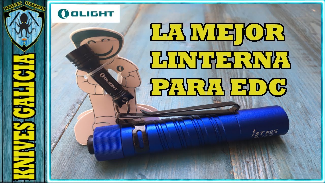 LINTERNA EDC OLIGHT i5T EOS LIMITED EDITION BLUE | La MEJOR LINTERNA bolsillera | Linternas EDC