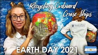 Earth Day Special 🌍 RECYCLING Onboard a CRUISE SHIP ♻️ Crew Energy Efficiency and Trash Separation 🌅