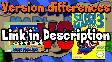 NEW Version Differences on my other channel!