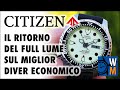 Citizen Promaster NY0040-09W "Full Lume", la recensione del miglior diver economico