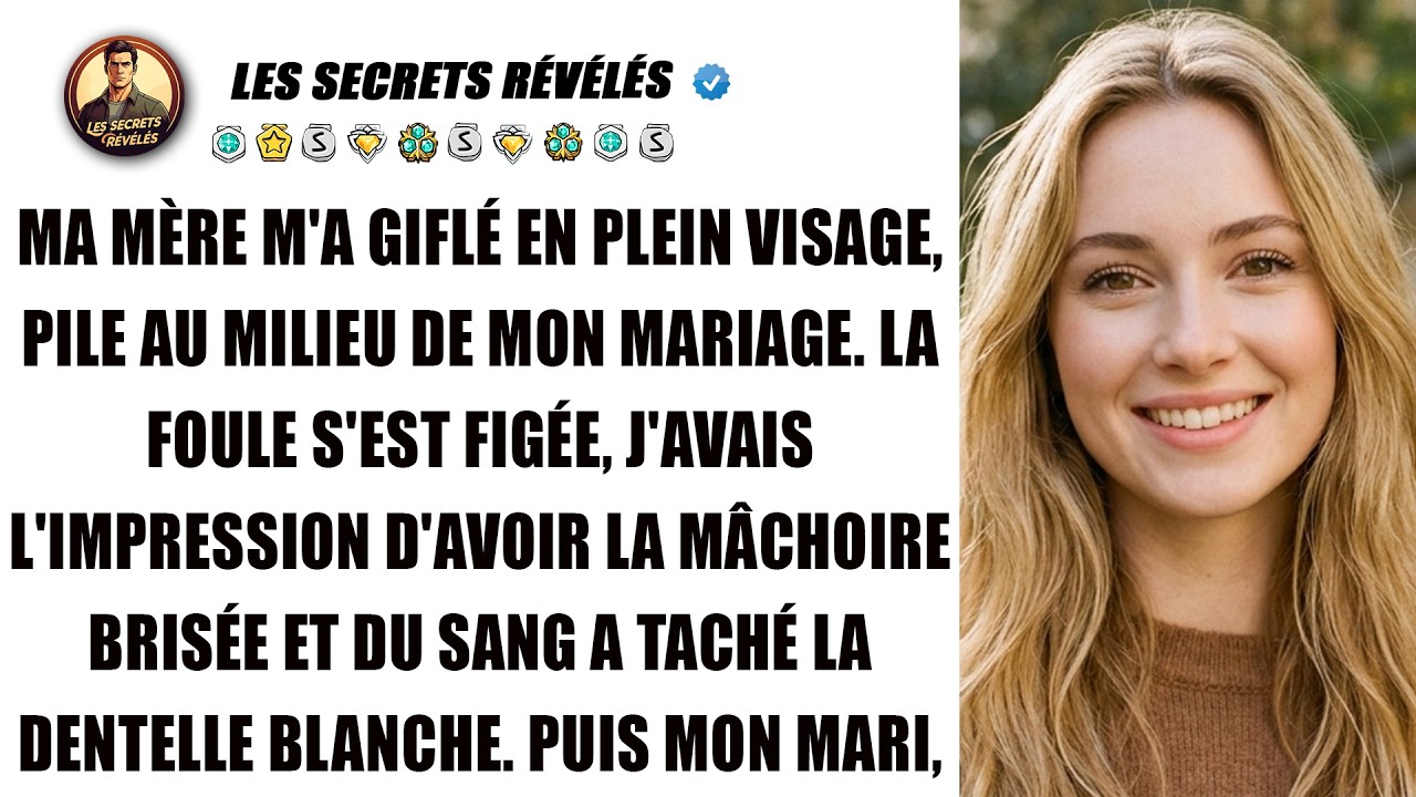 Le jour de mon mariage, ma mère m’a giflée si fort devant les cent vingt invités que le sang a taché ma robe de mariée. « Aucune de mes filles ne portera une chose pareille ! » a-t-elle hurlé,...