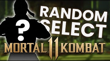 MY OPPONENT PICKED RANDOM SELECT TOO! - Mortal Kombat 11 Ranked Live Commentary