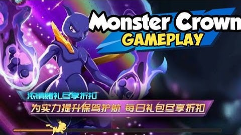 Pokemon Monster Crown: Pokemon 3d game on Android 2021 Gameplay Walkthrough