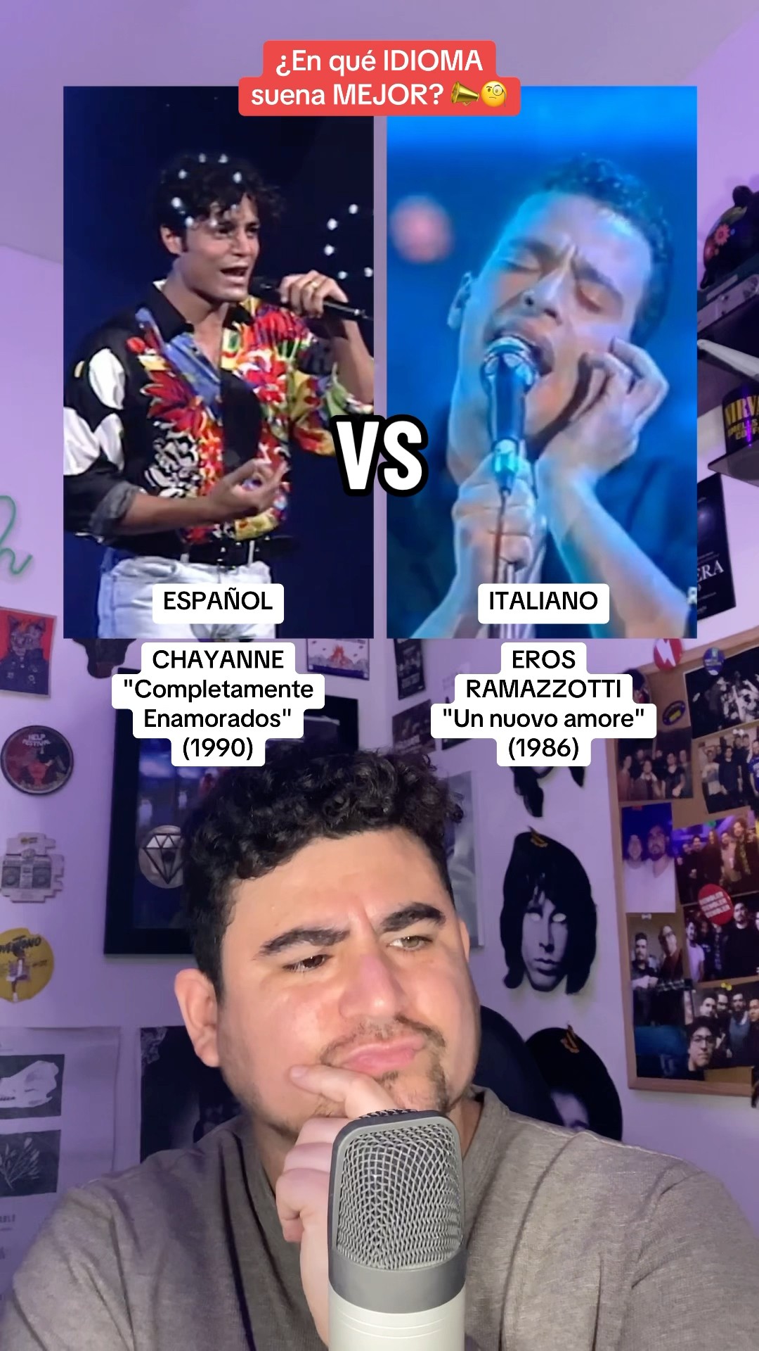 CHAYANNE vs EROS RAMAZZOTTI - Completamente Enamorados: ¿En qué IDIOMA suena MEJOR? ??