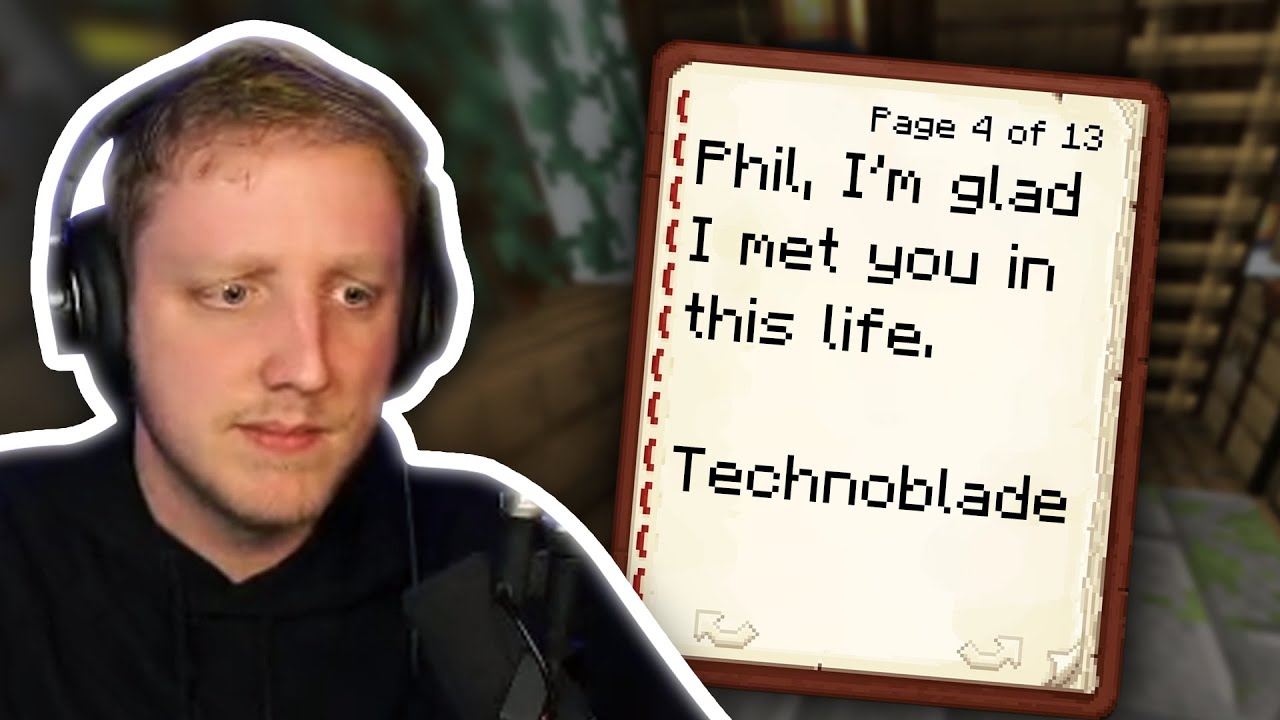 Philza READS Entire Technoblade's WILL And It's SAD! DREAM SMP 