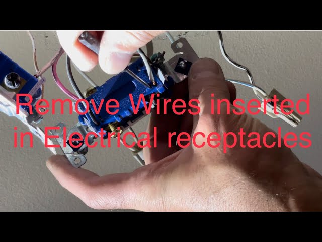 How to replace electrical outlets using QuickWire (Push-In) Connectors -  The Kim Six Fix