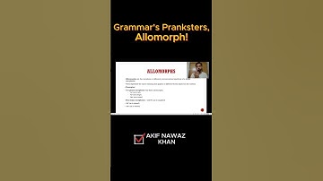 40. What Is an Allomorph? | Morphology in Linguistics Explained #Allomorph #Morphology