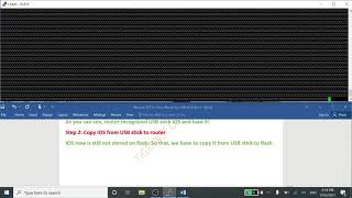 How to recover IOS Router Cisco from ROMMON by USB