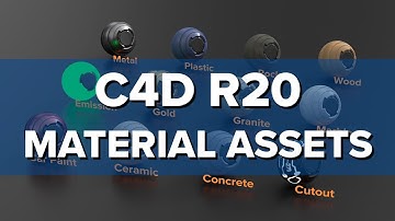 Uber Material and Built-In Material Assets [New in C4D R20]