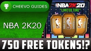 NBA 2K20 - 750 FREE TOKENS?! **LIMITED TIME LOCKER CODE**