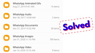 Fix whatsapp images not showing in gallery samsung | whatsapp media not showing