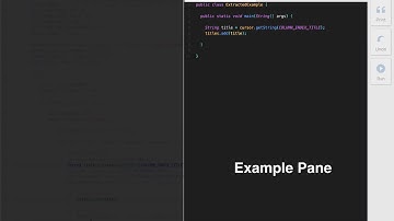 Interactive Extraction of Examples from Existing Code