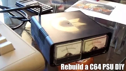 Commodore 64 DIY Power Supply Rebuild, Replacement