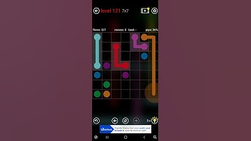 Flow Free 7x7 Level 121 #flowfree #level121 #8x8 #6x6 #7x7 #8x8 #mania #9x9 #10x10