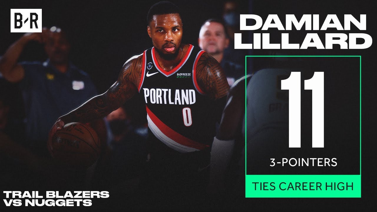 Damian Lillard (45 PTS) Torched The Nuggets From 3PT Land