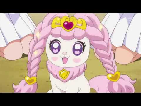 HD Go! Princess Precure Puff changing her hair