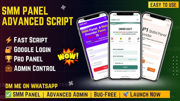 Smm Panel Script 2025 | All Working Modules + Google Login | 100% Secure
