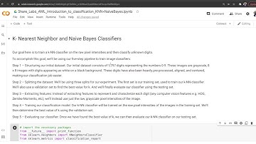 K-Nearest Neighbor and Naive Baye