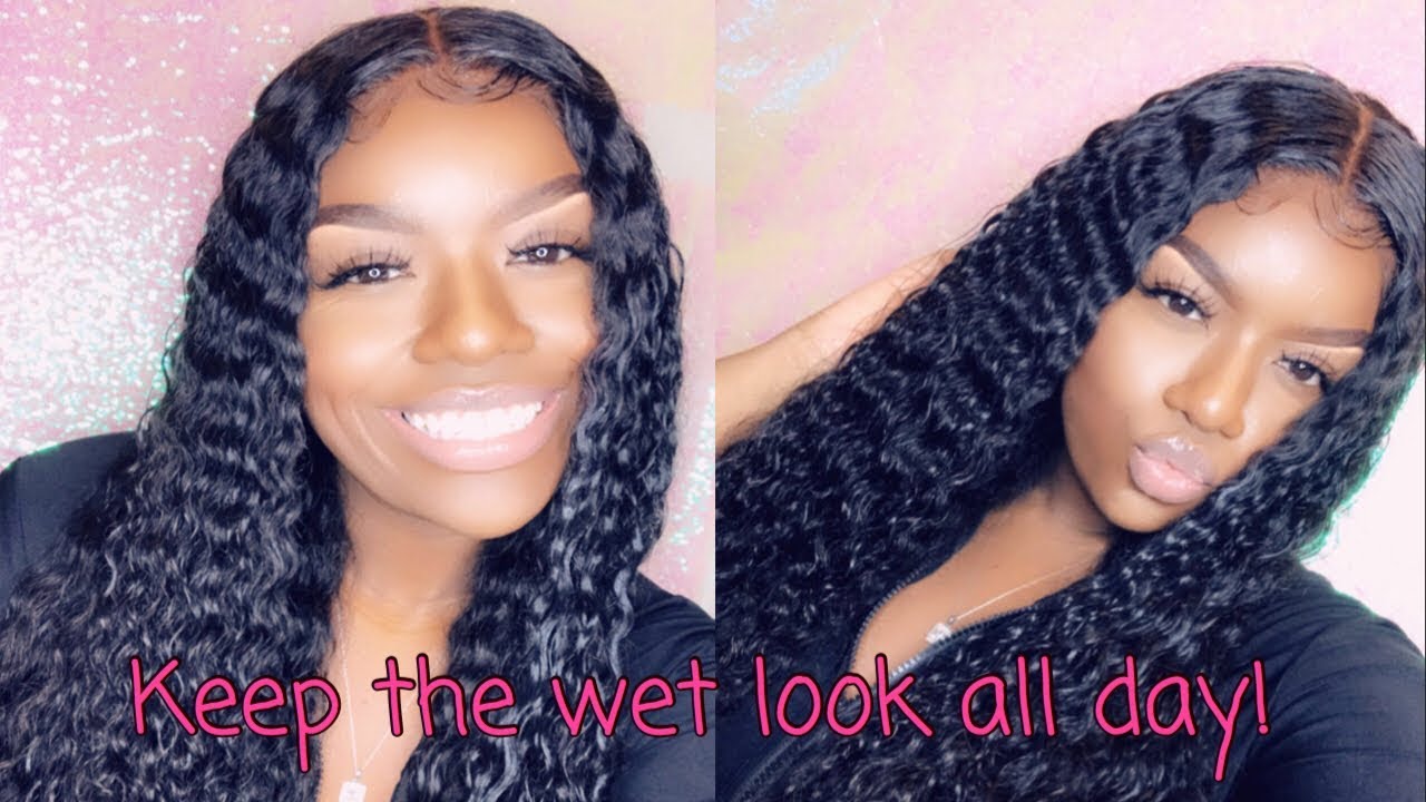 How To Keep The Wet Hair Look All Day For Curly Hair Under $8!!! - YouTube
