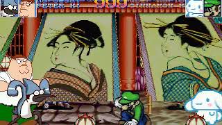 Mugen MvC Mordecai(DDR Style) and Peter XI vs Mario and Cinnamon