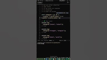 Code Challenge: Check if Two Strings Are Anagrams | JavaScript #shorts #javascript #coding #code