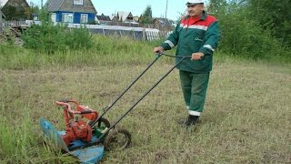 картинка: Газонокосилка  из бензопилы 