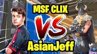 CLIX  1v1 Asian Jeff | Solo BOX FIGHT WAGER | Fortnite City