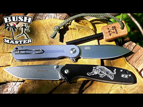 Нож Ganzo G6803, тигр и Нож Firebird by Ganzo FH922. Скидка в описании к видео.