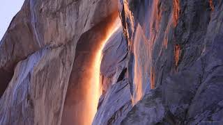 Yosemite’s Horsetail Falls “Firefall” 2/18/2021 at 1100mm