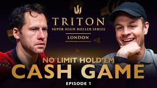 No Limit Hold'em CASH GAME | Episode 1 - Triton Poker London 2023 Part 1 screenshot 1