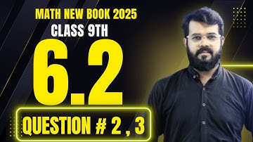 Class 9 math exercise 6.2 Question 2, Question 3 solution, Ex 6.2 q1, q2 Math New Book Class 9th
