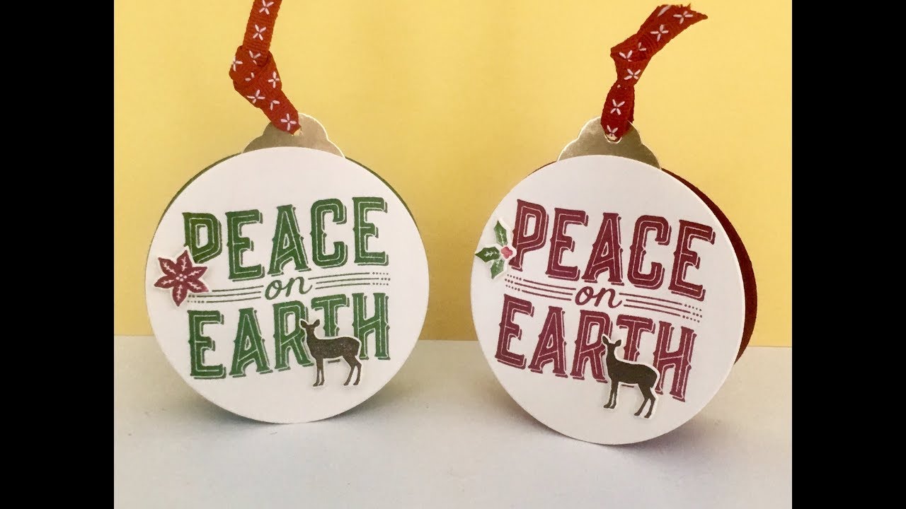 tutorialsystems Bauble Card with Carols of Christmas by Stampin' Up - Video Tutorial