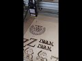 DIY 15W Laser Engraving Machine First Test ماكينة ليزر ١٥ واط ليزر مودول